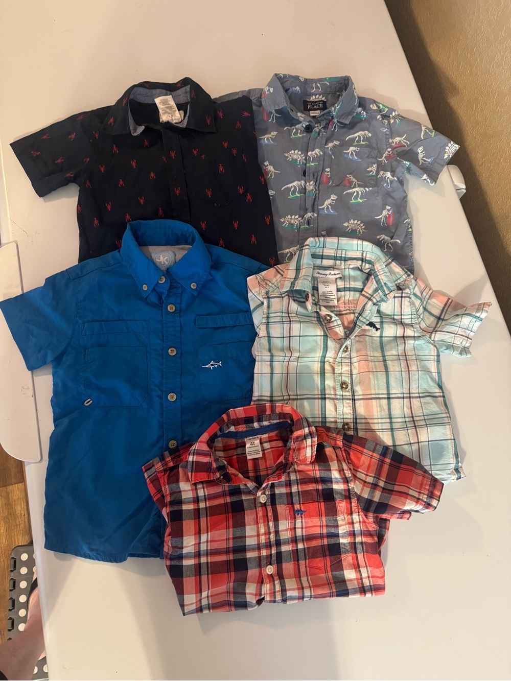Button down shirts lot  of 5